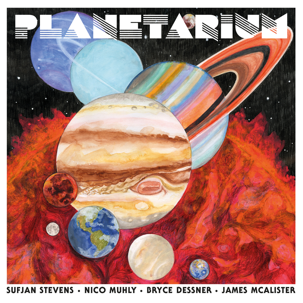 2discs LP Sufjan Stevens, Nico Muhly, Br Planetarium 4AD0009LP 4AD 未開封 /00520 Sufjan Stevens, Bryce Dessner, Nico Muhly, James McAlister