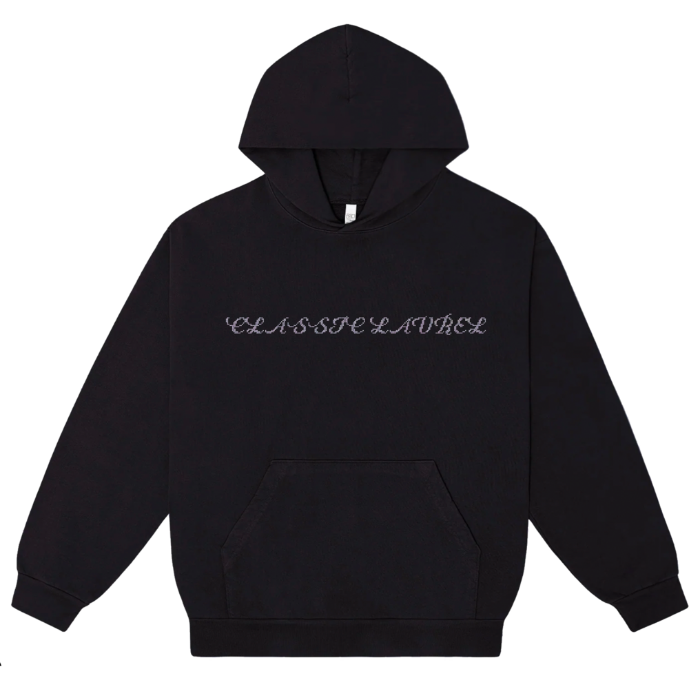 LAUREL - Classic Laurel embroidered hoody. LAUREL.