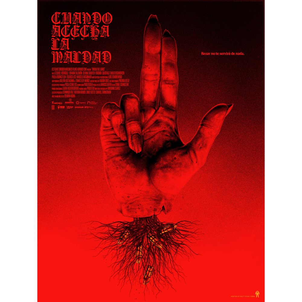 Matt Ryan Tobin - When Evil Lurks (Spanish) Poster. Made By Mutant.