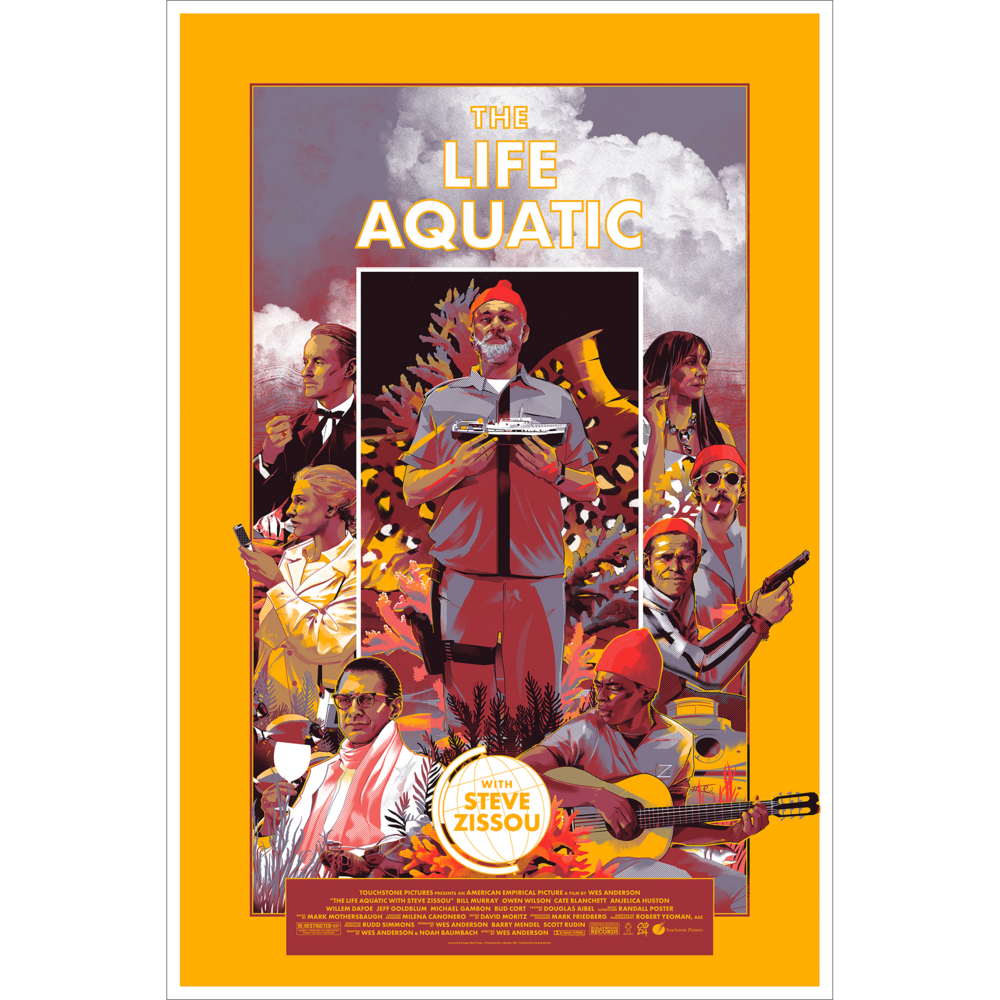 Matt Taylor - The Life Aquatic with Steve Zissou Poster. Poster
