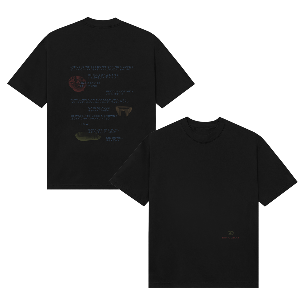 Saya Gray - SAYA T-Shirt. Dirty Hit.