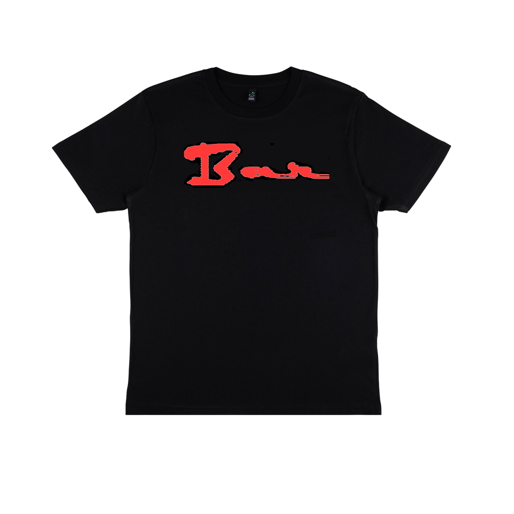 bar italia official バンドTシャツ バーイタリア Tシャツ bar italia - red & black bar. bar italia.