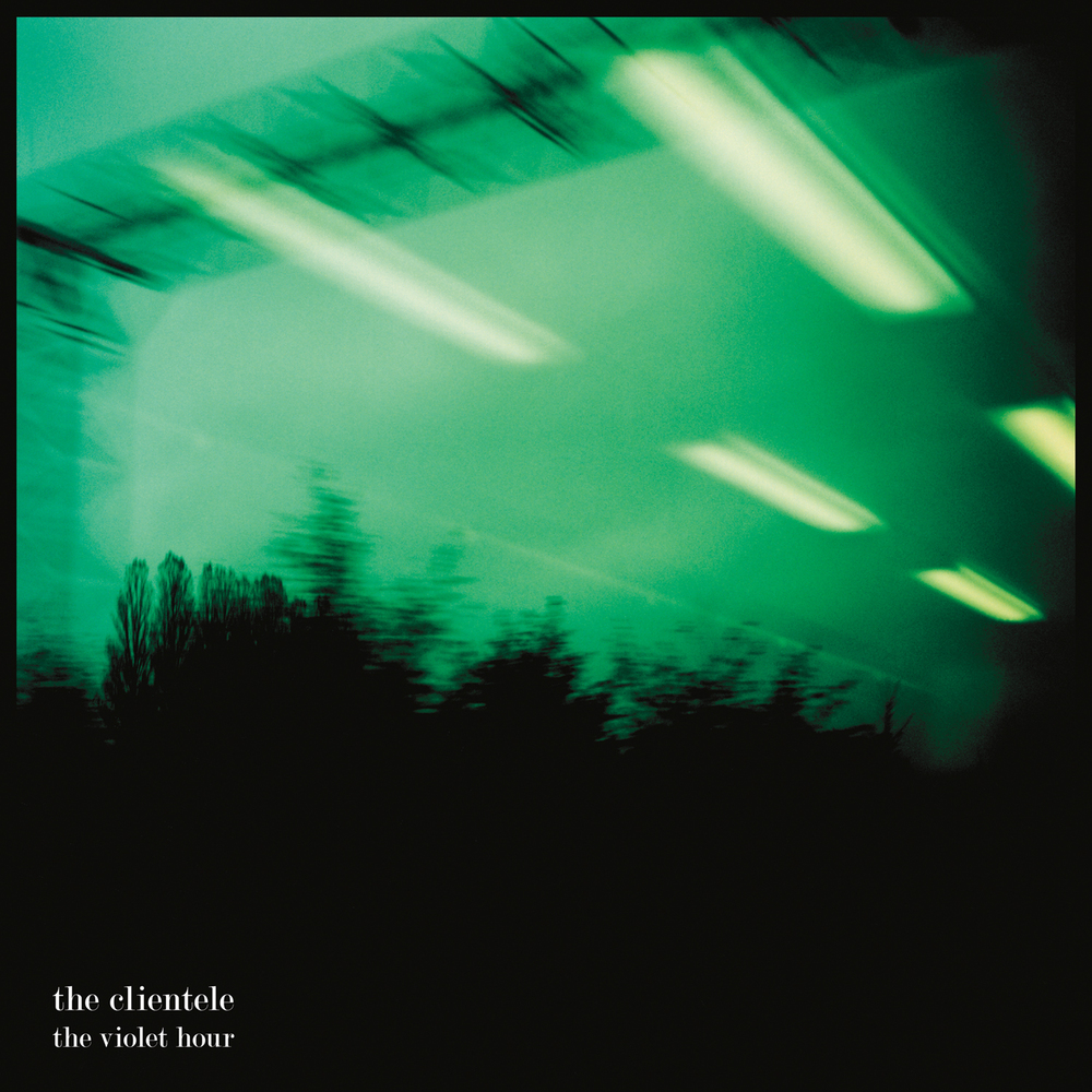 Photo of the sleeve and vinyl for The Violet Hour LP