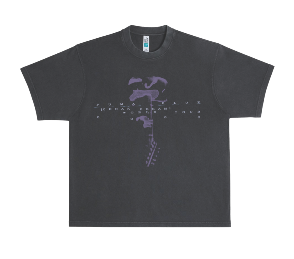 Puma Blue - Croak Dream Tour Tee. Puma Blue.