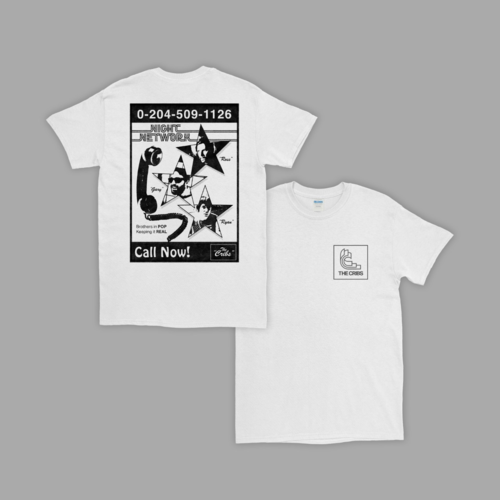 The Cribs Hotline T Shirt. The Cribs.