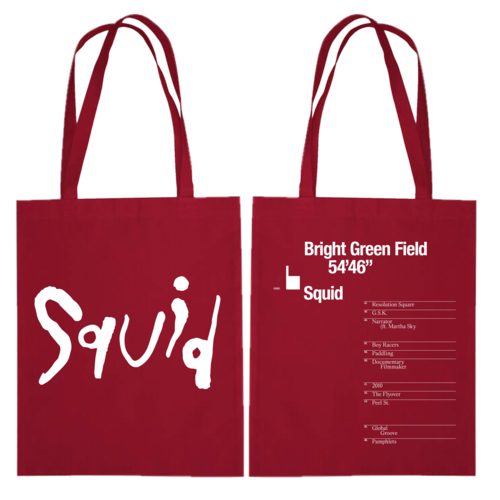 Squid Red tote bag . Squid.