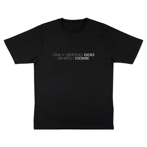 S GOD ONLY KNOWS PHOTO SEA Tシャツ BLACK S GOD ONLY KNOWS PHOTO SEA Tシャツ BLACK