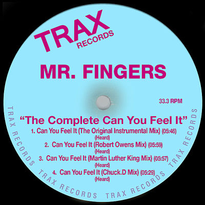 Mr.Fingers - The Complete 'Can You Feel It'. Bleep.