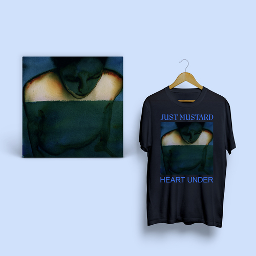 Just Mustard Heart Under Album + Tshirt Bundle. Partisan Records Store.