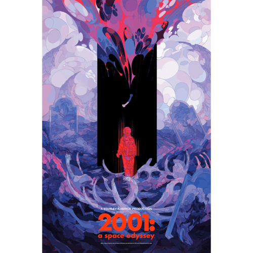 Deb JJ Lee - 2001: A Space Odyssey Variant Poster. Made By Mutant.