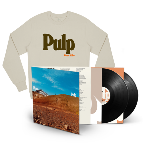 新品 完売 Pulp / More White Label LP 限定盤 PULP - More - LP - “Blue Sky Thinking” Blue & White Marble