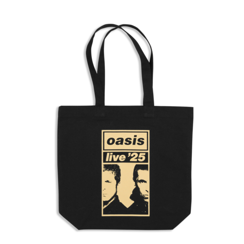 【即日発送】Oasis live '25 公式ポップアップストア トートバッグ Oasis - Live '25 Gold Logo Tote Bag Black. Oasis.