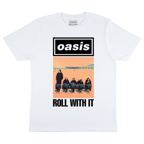 Oasis - Roll With It Single T-Shirt. Oasis.
