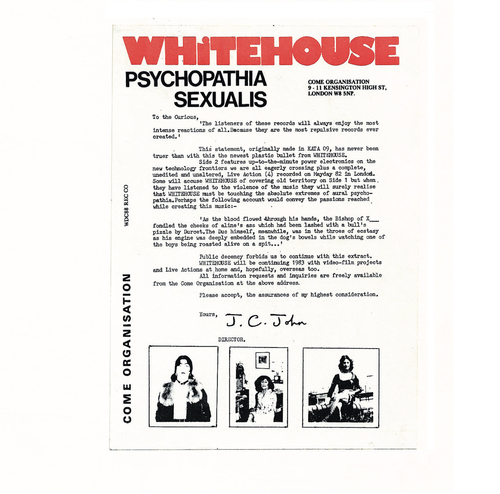 Whitehouse - Psychopathia Sexualis (Legacy Edition). Bleep.