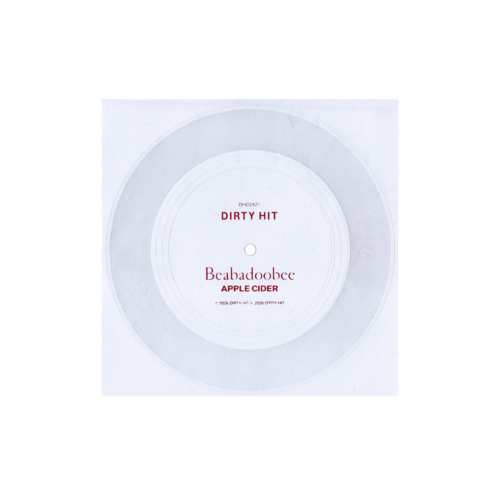 洋楽 BEABADOOBEE APPLE CIDER FLEXI DISK Beabadoobee - Apple Cider Flexi. Dirty Hit.