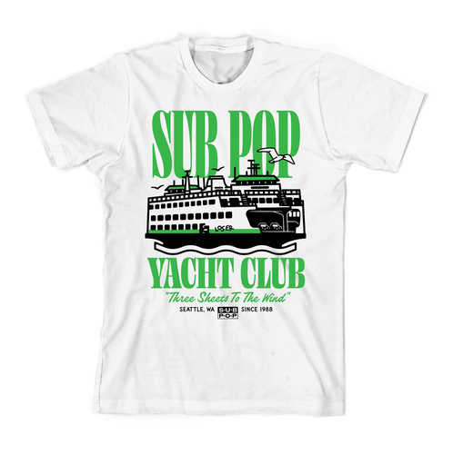 Sub Pop - Loser, White w/ Black. Sub Pop. Sub Pop - Loser, White w/ Black. Sub Pop.