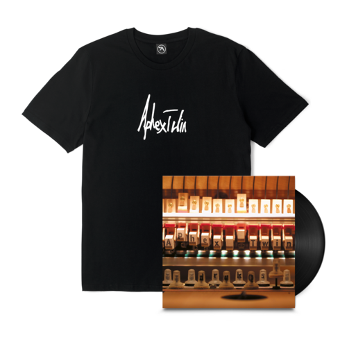 Aphex Twin - Aphex Logo Black T-Shirt. Bleep.