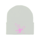 White Spring Flower Beanie