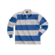 White Royal Stripe Rugby Shirt