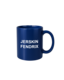 Navy Arial Mug