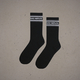 Bad Nerves Crew Socks Black