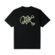 Telepathic Fish Glow In The Dark Logo T-Shirt - Black