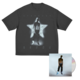 Stardust White CD + Black Stardust T-Shirt Bundle