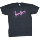 Hudson Mohawke Black T-shirt with Pink Logo